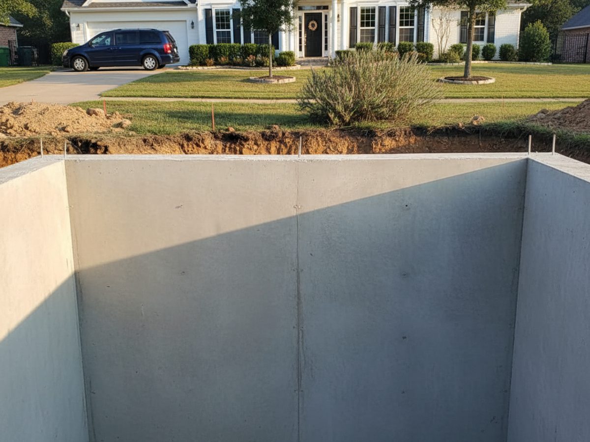Concrete Patios completed by San Angelo Concrete in San Angelo, TX